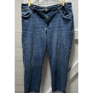 STS Blue Jeans Women's Size 34/18 Straight Leg Medium Wash